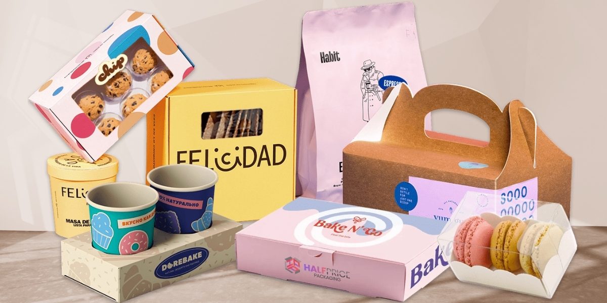 Bakery packaging boxes
