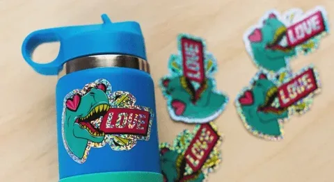 Custom Glitter Stickers