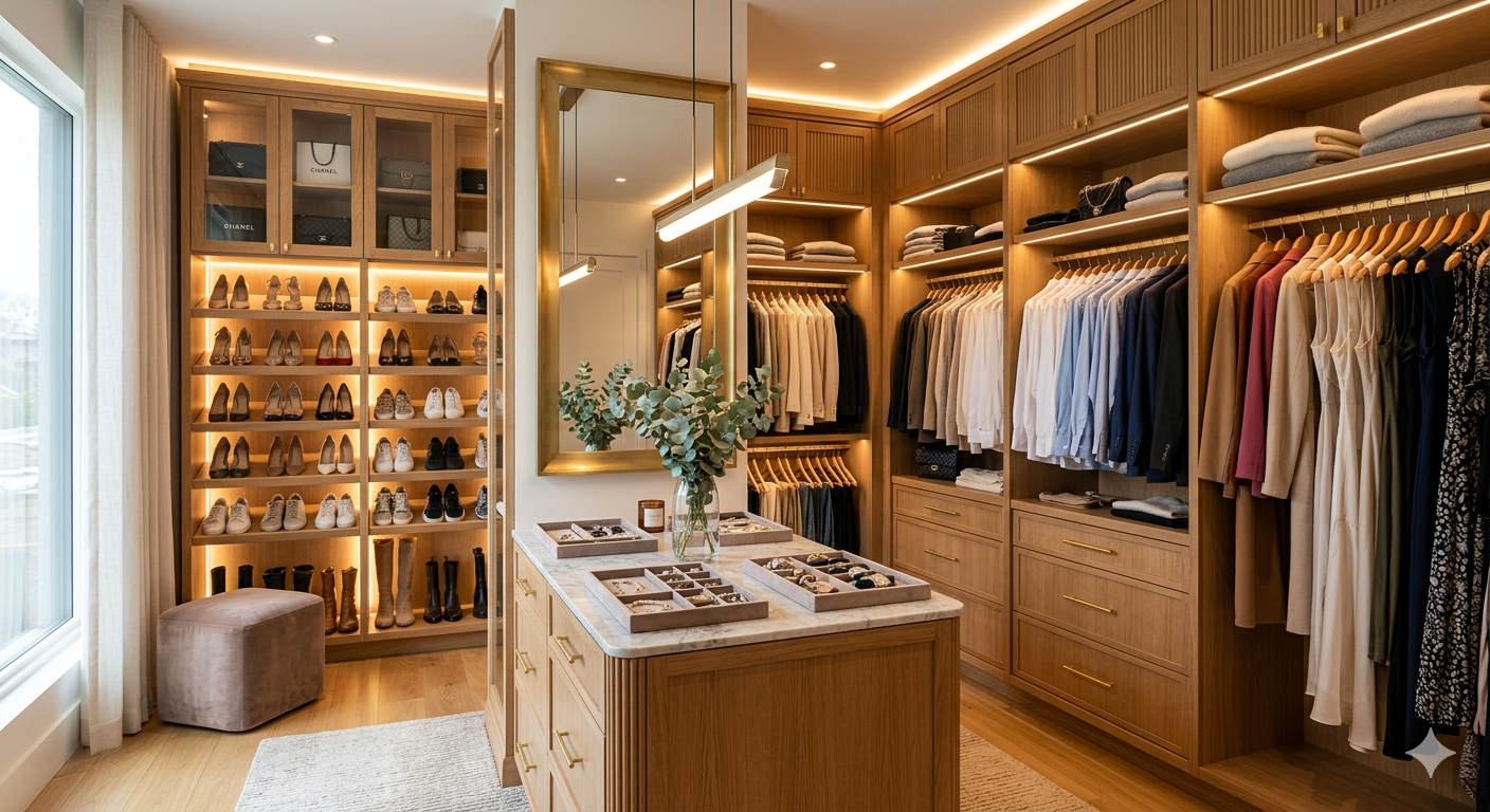 Custom Closets Near Me for Smart Home Storage