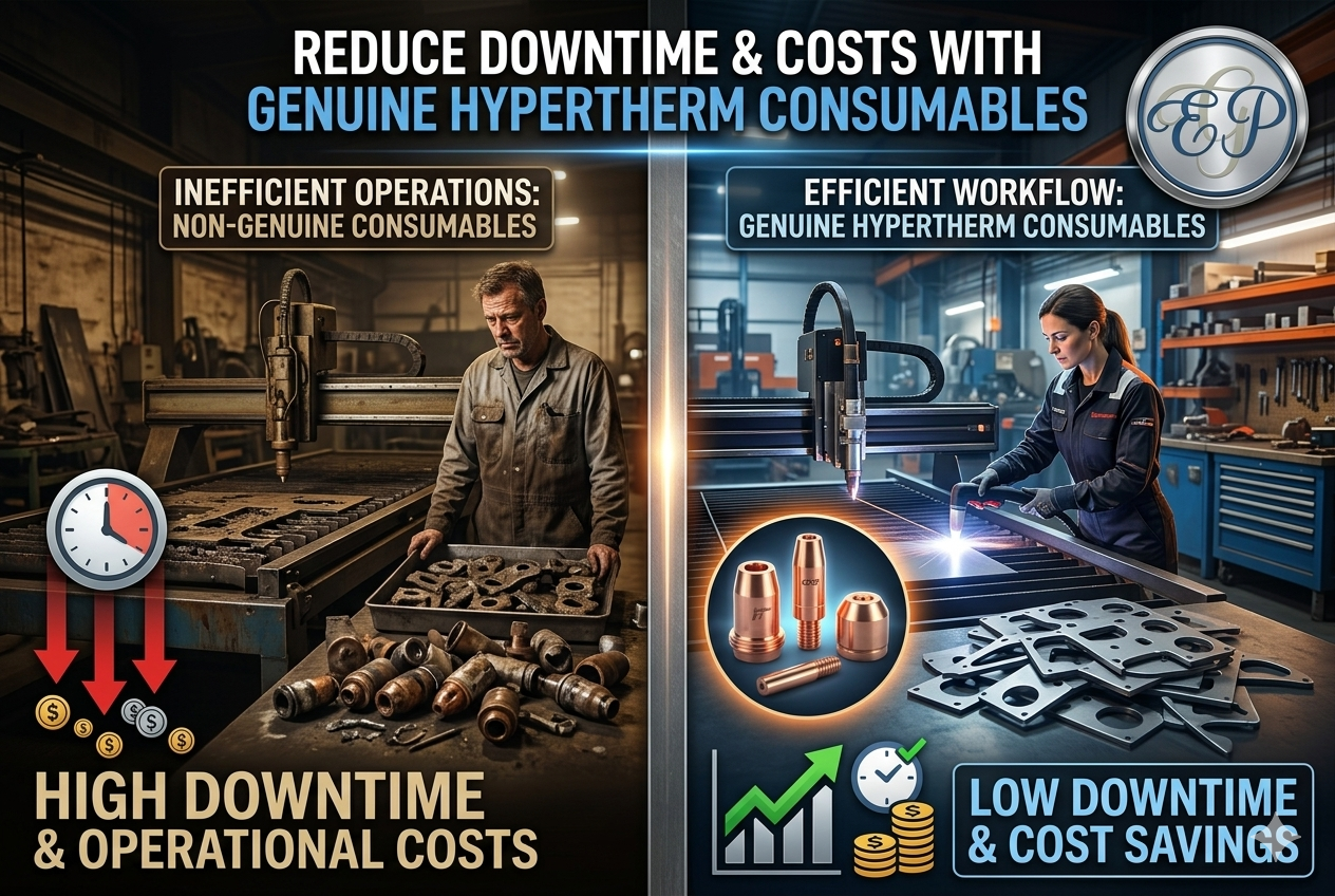 Reduce Downtime & Costs with Genuine Hypertherm Consumables