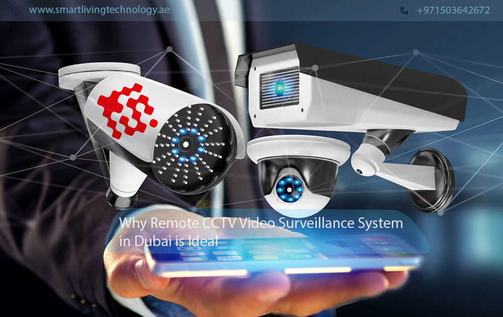 CCTV video surveillance system with mobile monitoring in Dubai