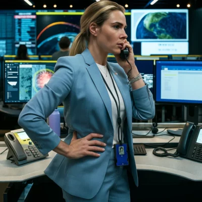 Rebecca Ferguson House of Dynamite Blazer – Celebrity Blazer Inspired Outfit