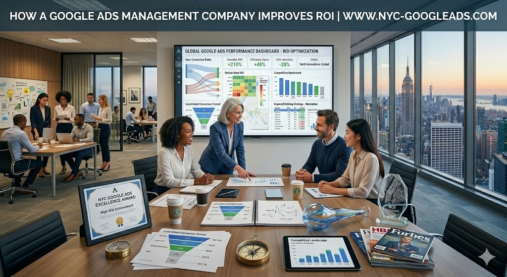 How a Google Ads Management Company Improves ROI