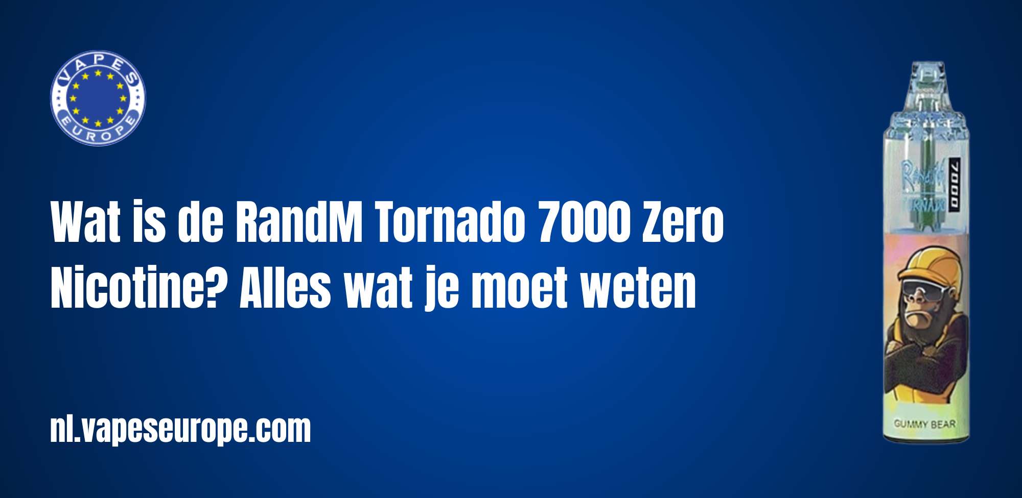 RandM Tornado 7000 nul nicotine