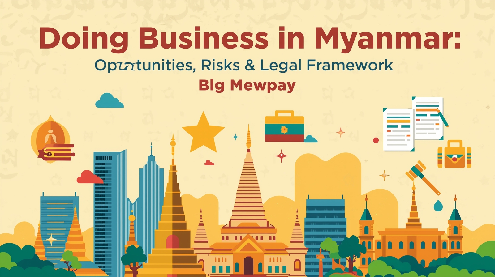 Doing Business in Myanmar Opportunities, Risks & Legal Framework