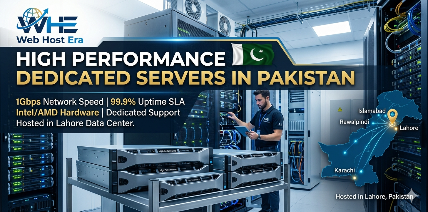 High Performance Dedicated Servers in Pakistan