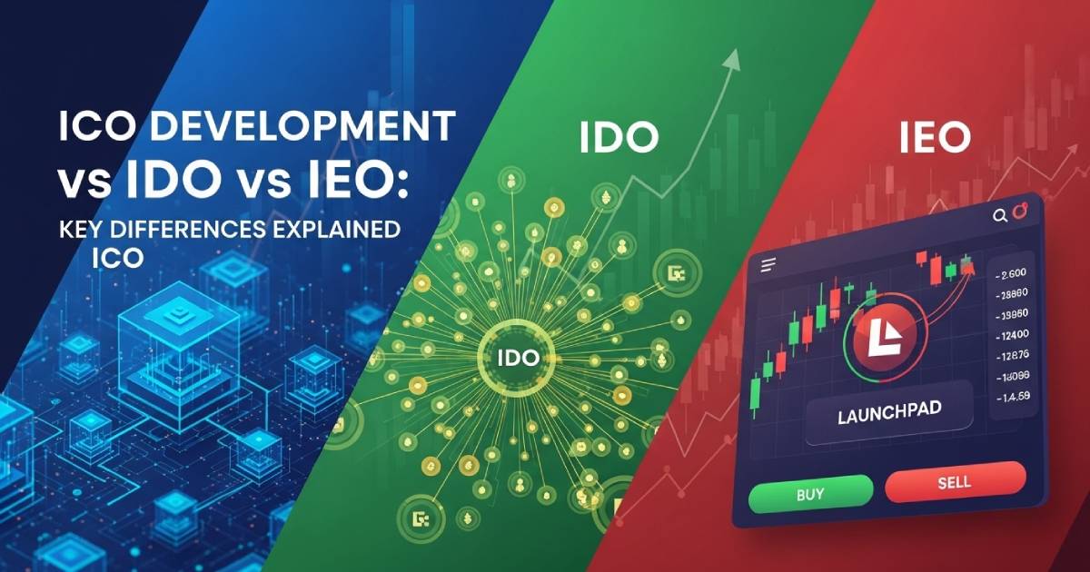 ICO Development Vs IDO Vs IEO