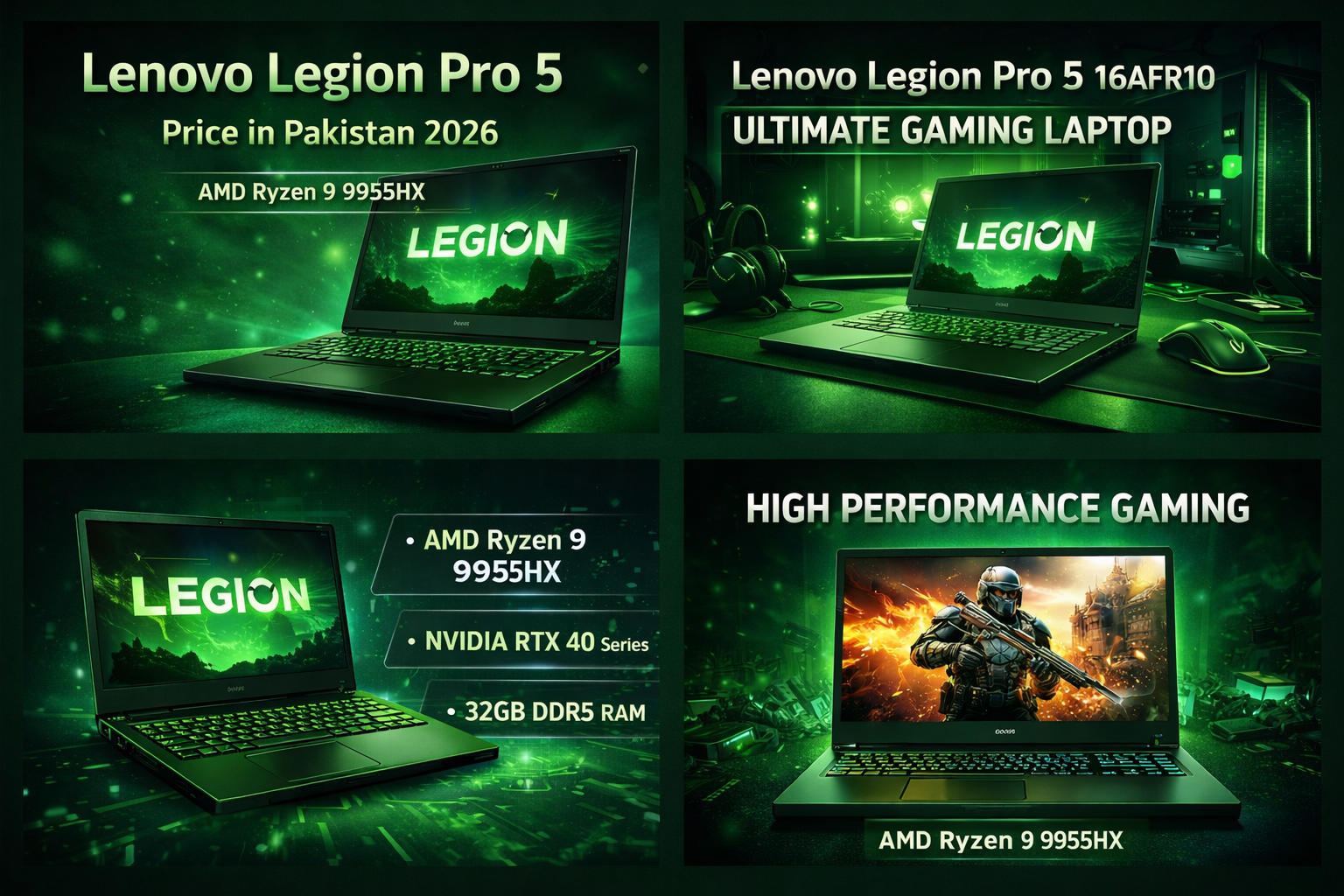 Lenovo Legion Pro 5 16AFR10 AMD Ryzen 9 9955HX