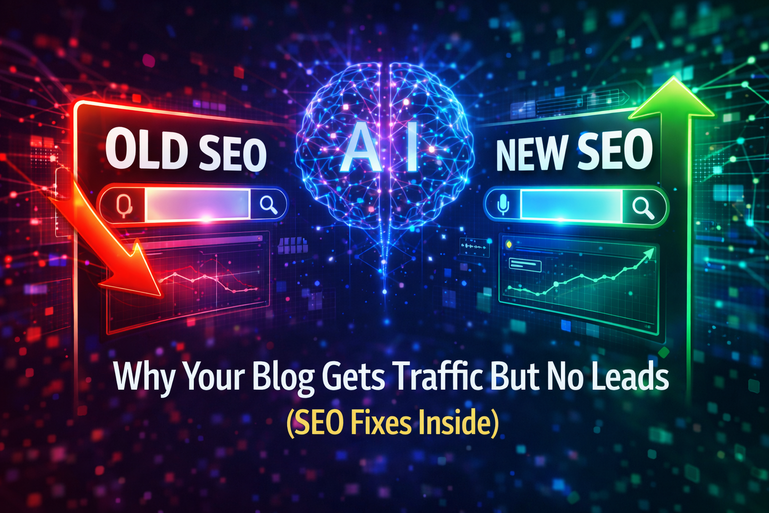 Why Your Blog Gets Traffic But No Leads (SEO Fixes Inside)