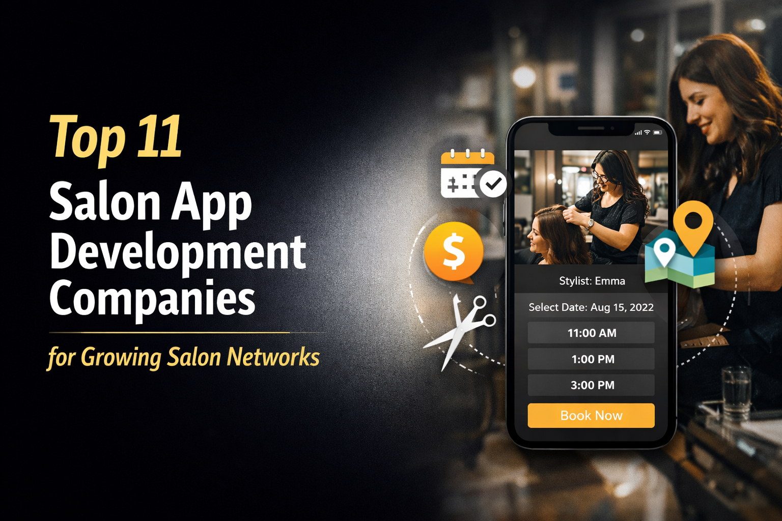 Top 11 Salon App Development Companies for Growing Salon Networks