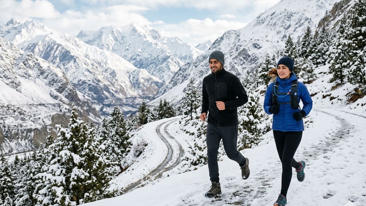 Winter activewear in Pakistan