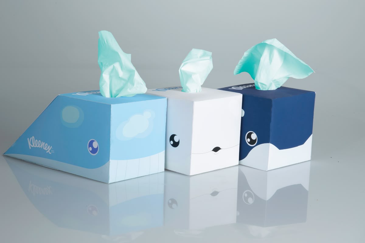 tissue box packaging