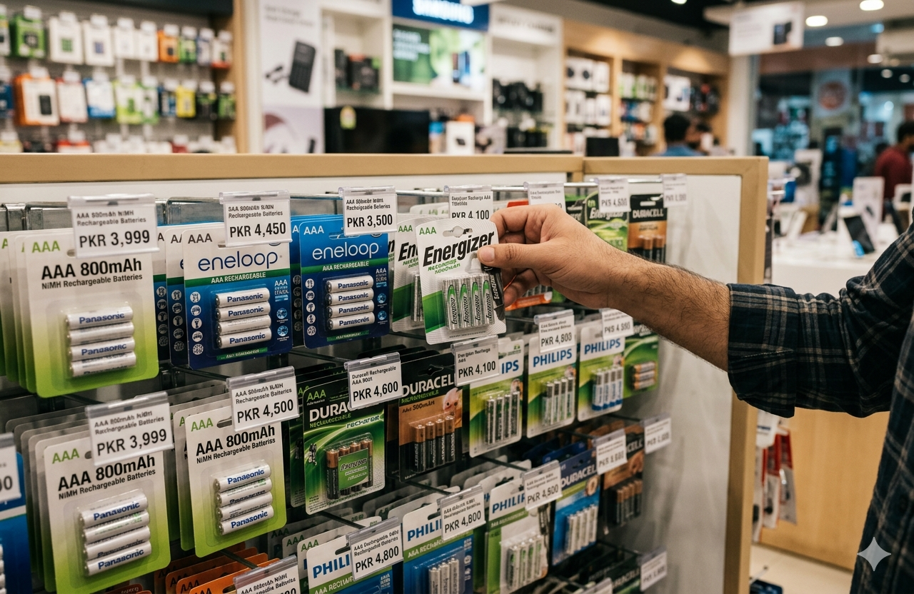 What is AAA Rechargeable Cell Price in Pakistan Today